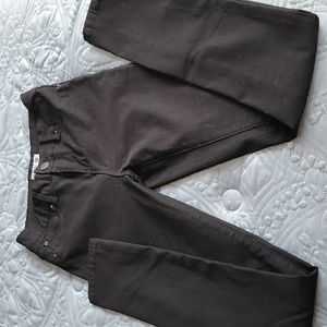 YMI Hyper stretch black jeans size medium length is 29.